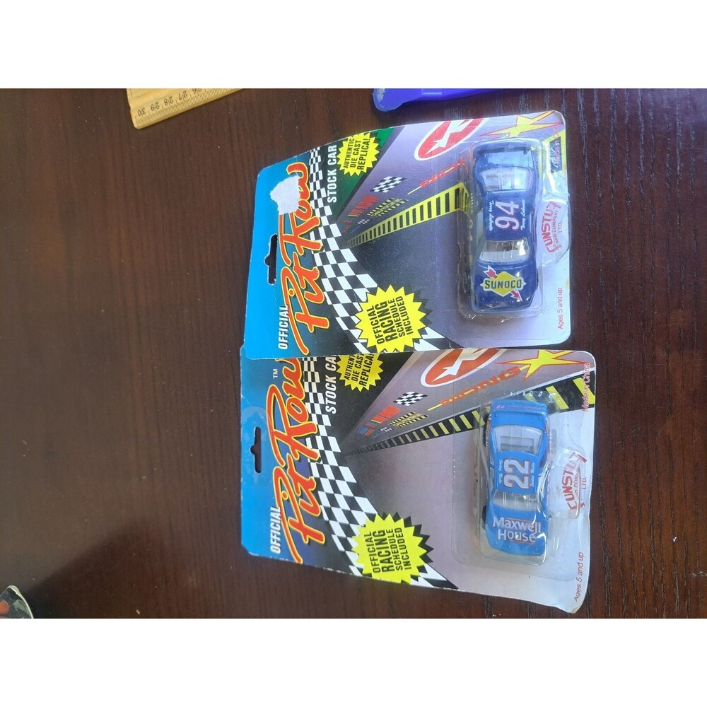 Lot Of 2 Pit Row Stock Cars #94 And #22 Die Cast 1:64 Scale Cars